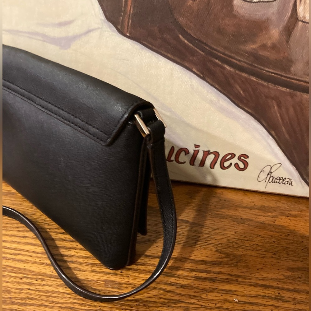 Kate Spade Newbury Lane Saffiano Crossbody Bag Black - Picture 10 of 15